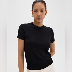 Theory Sweater Tee In Regal Wool